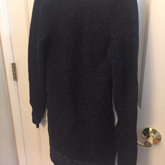 Moda Intl. Sparkle Sweater Dress in Black--$5 SALE - Picture 6 of 6
